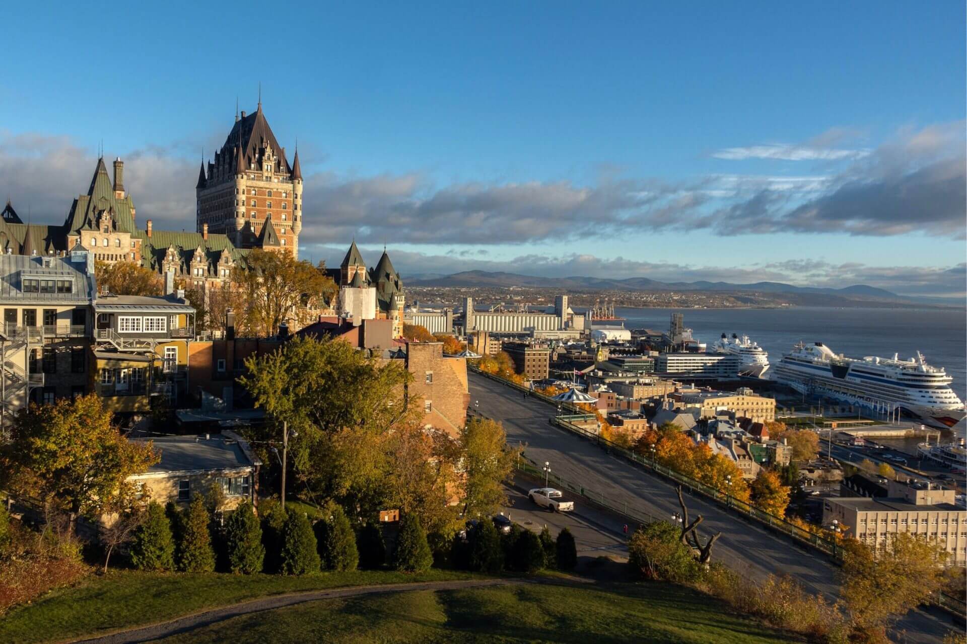 photo of the Québec city landscape