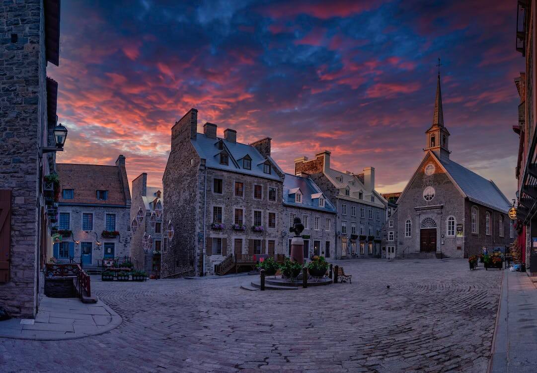 Historic buildings in Old Quebec